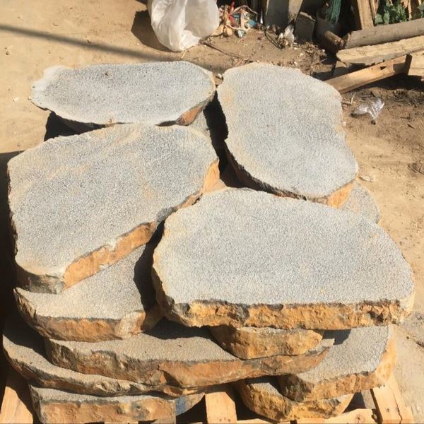 Bush hammered stepping stone.jpg Bush hammered stepping stone.jpg