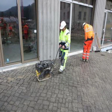 Fekete bazalt macskakövek
