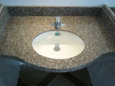 G687 Pink Granite Vanity Top