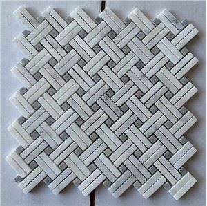 Kína fehér márvány Backsplash