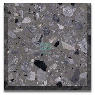 Sötétszürke Terrazzo