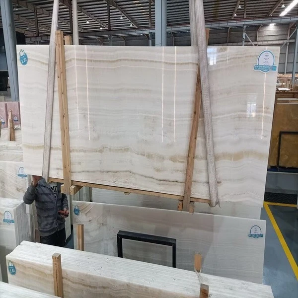 Ivory White Onyx Slab