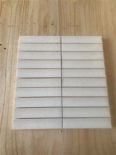 Moca krém 3D mozaik minta
